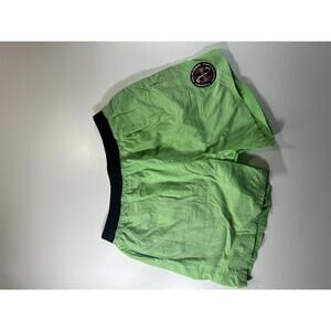 Vintage Hilfiger Green and Blue Men's shorts XL